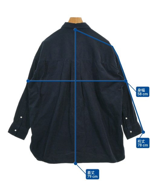 IENA（イエナ）カジュアルシャツ 紺 サイズ:38(M位) レディース/2200656412013