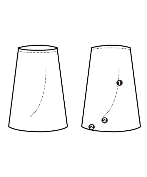 IENA（イエナ）ロング・マキシ丈スカート 黒 サイズ:38(M位) レディース/2200656412020