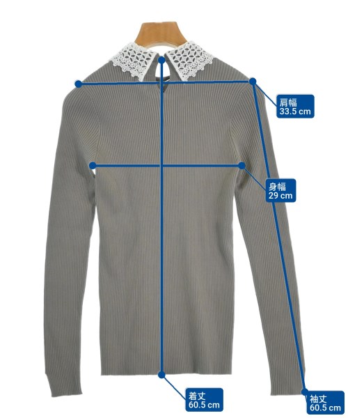 IENA（イエナ）ニット・セーター グレー サイズ:-(XS位) レディース/2200668149020