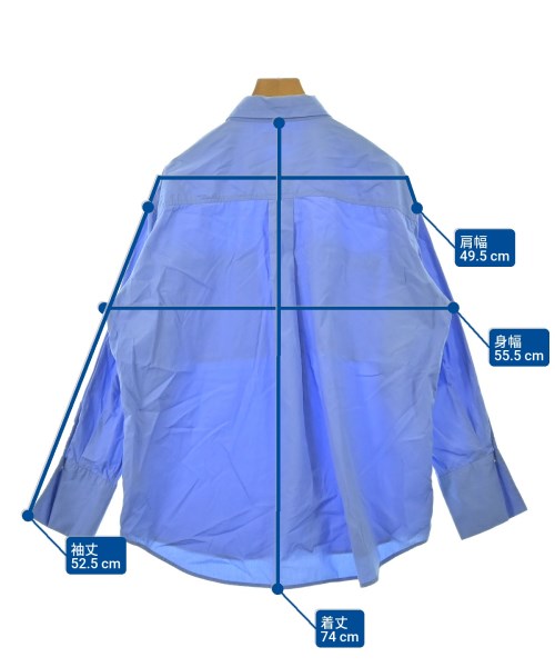 IENA（イエナ）カジュアルシャツ 青 サイズ:38(M位) レディース/2200671636012