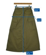 IENA（イエナ）ロング・マキシ丈スカート カーキ サイズ:34(XS位) レディース/2200727134196