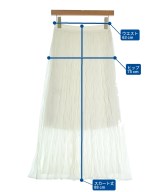 IENA（イエナ）ロング・マキシ丈スカート 白 サイズ:36(S位) レディース/2200733674037