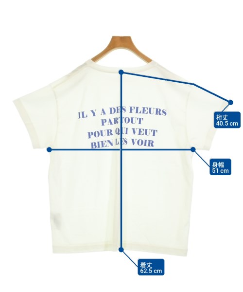 IENA（イエナ）Tシャツ・カットソー 白 サイズ:F レディース/2200716781189