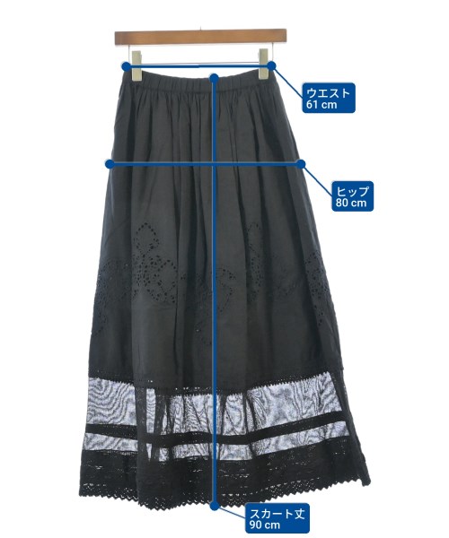 IENA（イエナ）ロング・マキシ丈スカート 黒 サイズ:-(S位) レディース/2200683763027