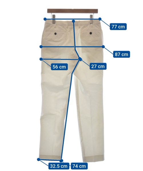 TOMORROWLAND（トゥモローランド）チノパン 白 サイズ:46(S位) メンズ/2200469866072