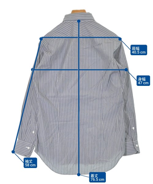 TOMORROWLAND（トゥモローランド）カジュアルシャツ グレー サイズ:38(S位) メンズ/2200557365012