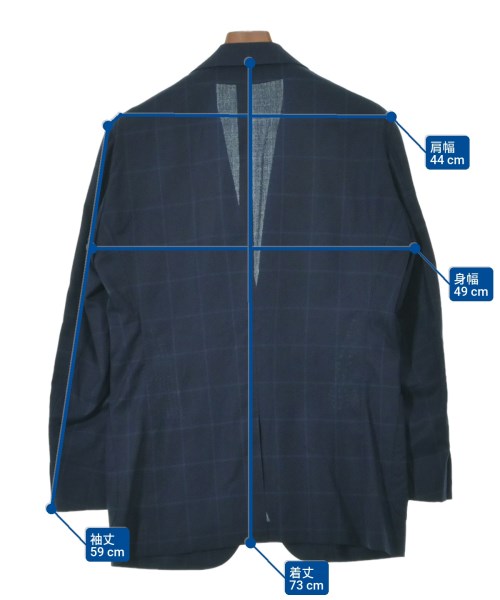 TOMORROWLAND（トゥモローランド）テーラードジャケット 紺 サイズ:48(M位) メンズ/2200622465074
