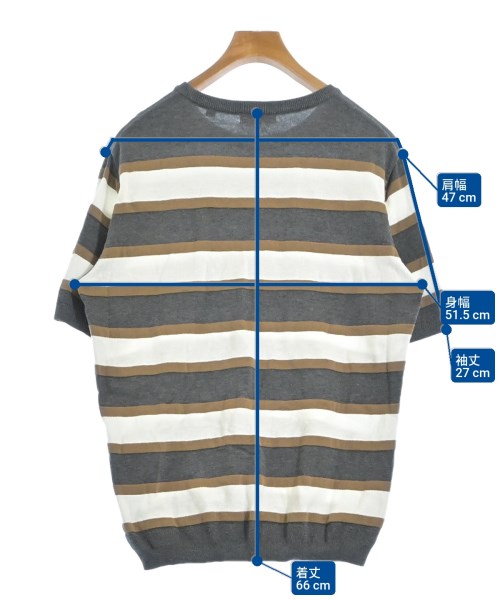 TOMORROWLAND（トゥモローランド）ニット・セーター グレー サイズ:M メンズ/2200625623136