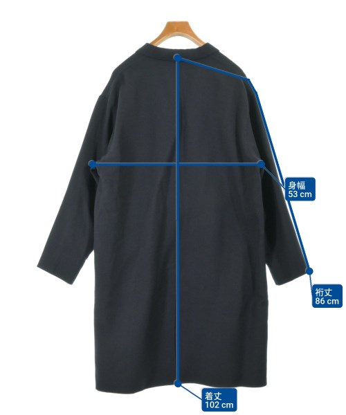 TOMORROWLAND（トゥモローランド）チェスターコート 紺 サイズ:S メンズ/2200637774055