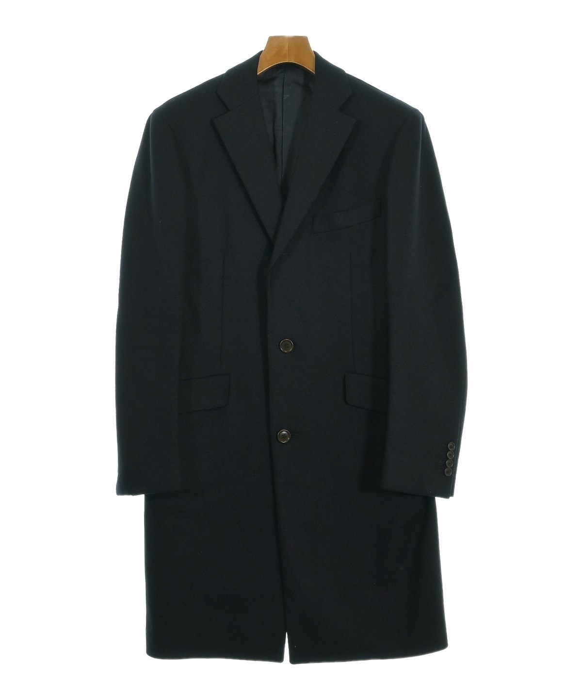 TOMORROWLAND（トゥモローランド）チェスターコート 紺 サイズ:46(S位