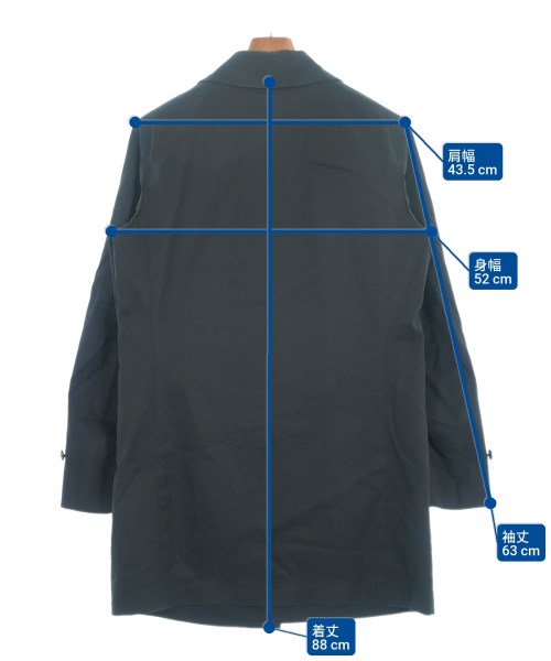 TOMORROWLAND（トゥモローランド）ステンカラーコート 紺 サイズ:46(S位) メンズ/2200639327013