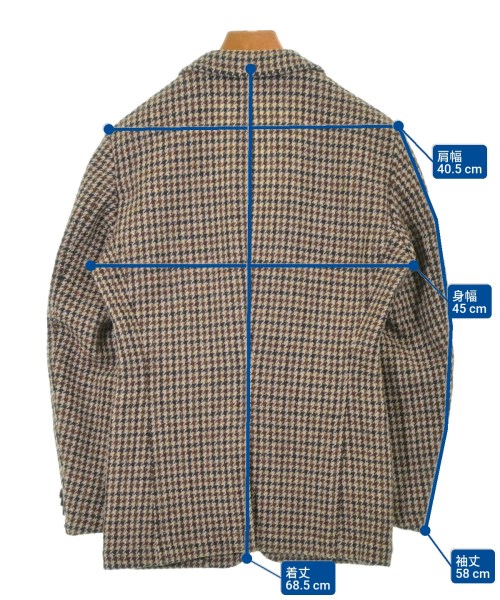 TOMORROWLAND（トゥモローランド）カジュアルジャケット 茶 サイズ:42(XXS位) メンズ/2200631350095