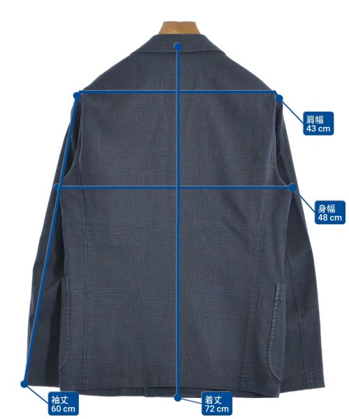 TOMORROWLAND（トゥモローランド）カジュアルジャケット 紺 サイズ:XS メンズ/2200642220035