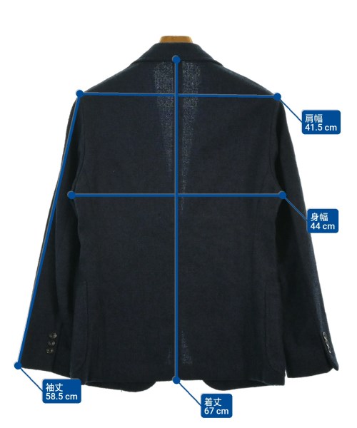 TOMORROWLAND（トゥモローランド）カジュアルジャケット 紺 サイズ:44(XS位) メンズ/2200641710049