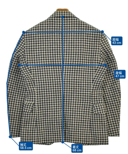 TOMORROWLAND（トゥモローランド）カジュアルジャケット 白 サイズ:44(S位) メンズ/2200641710070