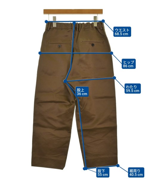 TOMORROWLAND（トゥモローランド）チノパン 茶 サイズ:XS メンズ/2200641710117
