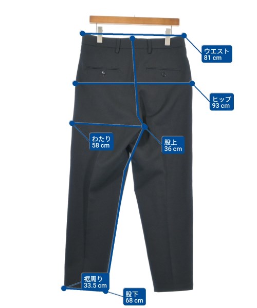 TOMORROWLAND（トゥモローランド）スラックス 黒 サイズ:S メンズ/2200642472069