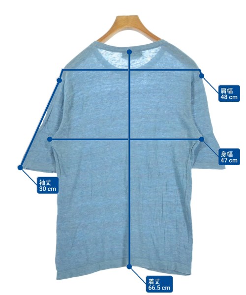 TOMORROWLAND（トゥモローランド）ニット・セーター 青 サイズ:L メンズ/2200642493224