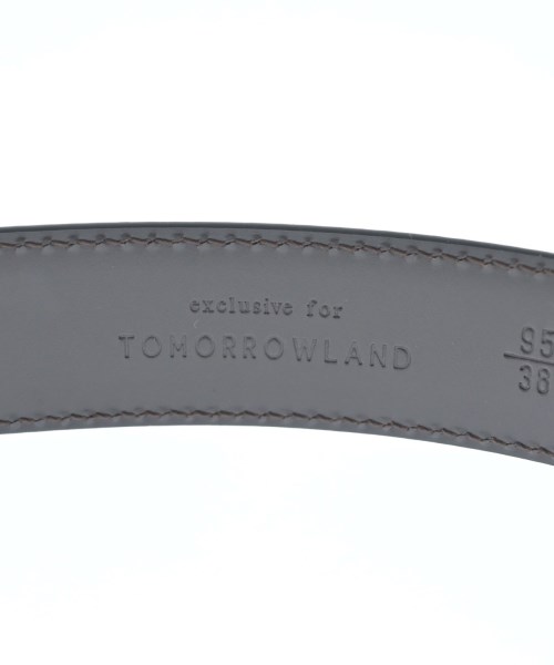 TOMORROWLAND（トゥモローランド）ベルト 茶 サイズ:95 メンズ/2200644033381