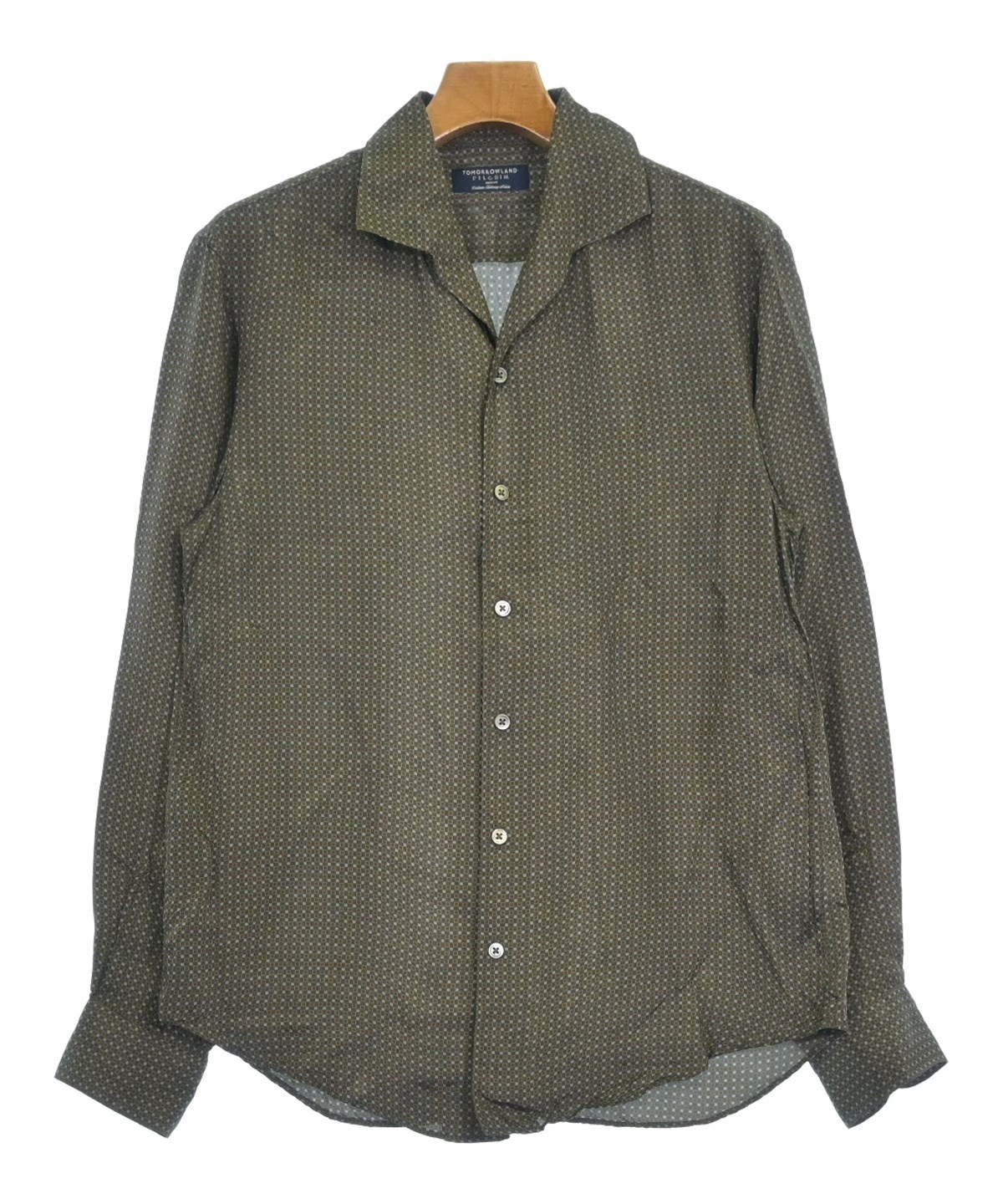 【新品】Raspail ラスパイユ　シルクシャツ　グレー　ドゥーズィエム クラス RASPAIL /ラスパイユ】RASPAIL SILK シャツ（シャツ／ブラウス