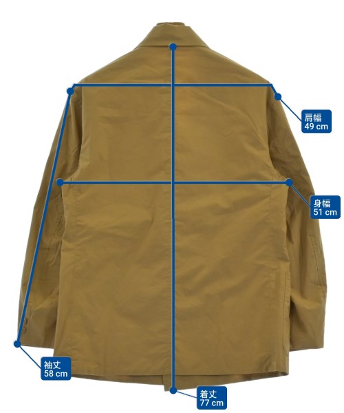 TOMORROWLAND（トゥモローランド）カジュアルジャケット ベージュ サイズ:XS メンズ/2200610750236