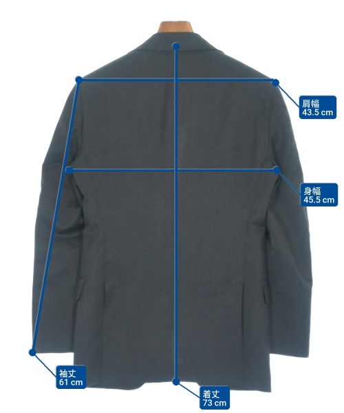 TOMORROWLAND（トゥモローランド）ビジネス グレー サイズ:42/42(XXS位) メンズ/2200621703016