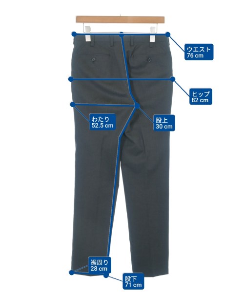 TOMORROWLAND（トゥモローランド）ビジネス グレー サイズ:42/42(XXS位) メンズ/2200621703016