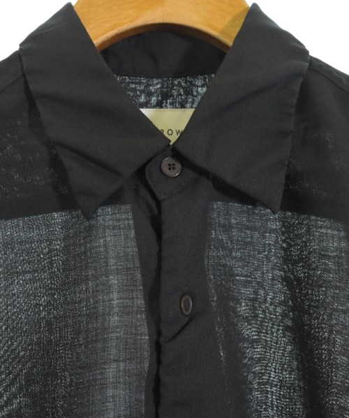 TOMORROWLAND（トゥモローランド）カジュアルシャツ 黒 サイズ:XS メンズ/2200622183091