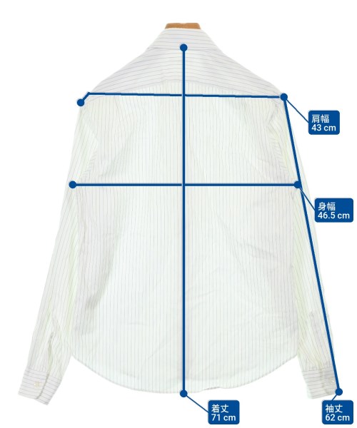 TOMORROWLAND（トゥモローランド）カジュアルシャツ 白 サイズ:S メンズ/2200608729046