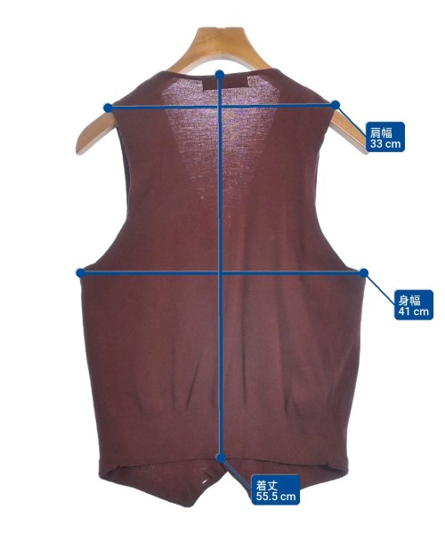 TOMORROWLAND（トゥモローランド）ベスト 赤 サイズ:L メンズ/2200622302249