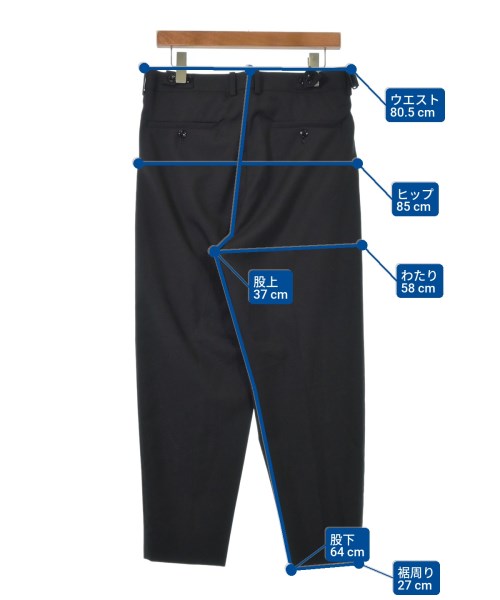 TOMORROWLAND（トゥモローランド）スラックス 黒 サイズ:XS メンズ/2200598594976