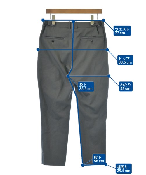 TOMORROWLAND（トゥモローランド）スラックス グレー サイズ:S メンズ/2200616813645