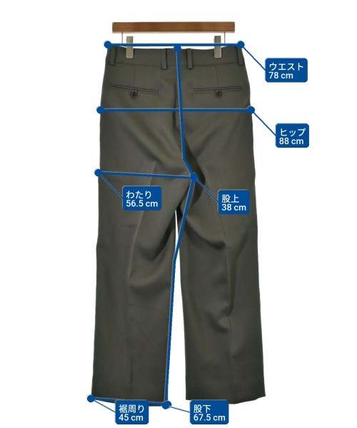 TOMORROWLAND（トゥモローランド）スラックス 緑 サイズ:S メンズ/2200623926017