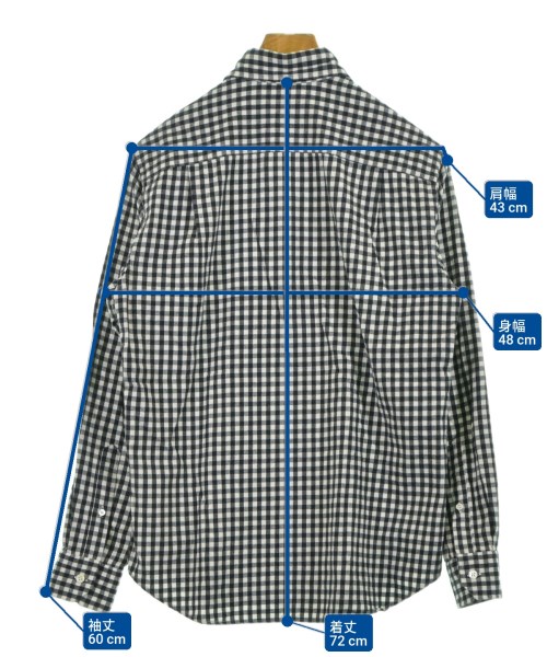 TOMORROWLAND（トゥモローランド）カジュアルシャツ 黒 サイズ:S メンズ/2200615014067