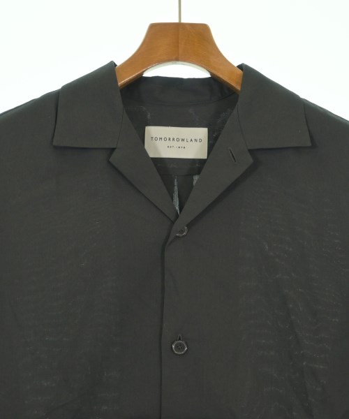 TOMORROWLAND（トゥモローランド）カジュアルシャツ 黒 サイズ:S メンズ/2200620340410