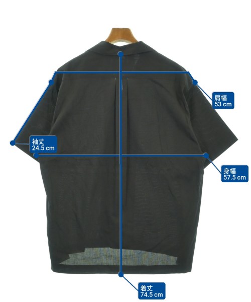 TOMORROWLAND（トゥモローランド）カジュアルシャツ 黒 サイズ:S メンズ/2200620340410