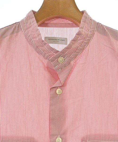 TOMORROWLAND（トゥモローランド）カジュアルシャツ 赤 サイズ:46(S位) メンズ/2200620395144