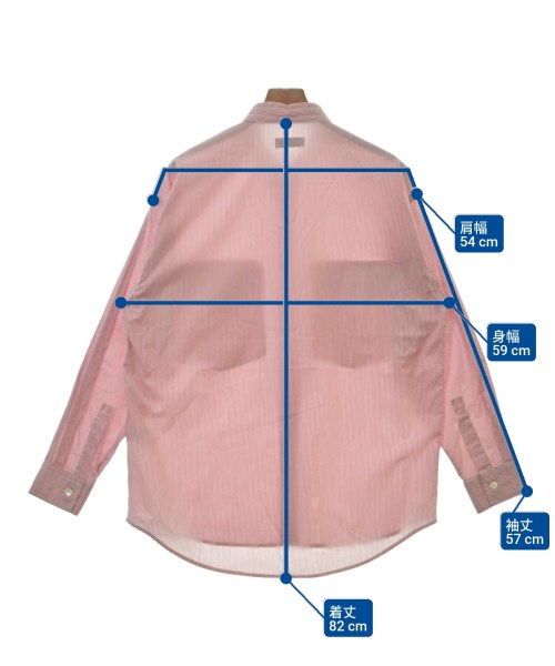 TOMORROWLAND（トゥモローランド）カジュアルシャツ 赤 サイズ:46(S位) メンズ/2200620395144