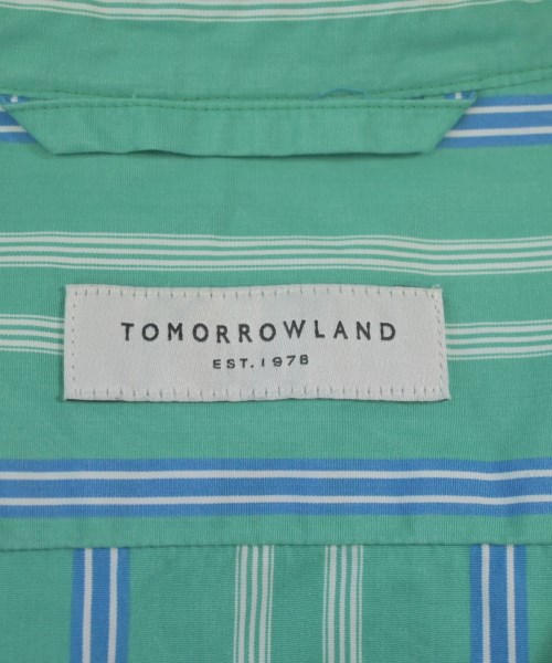 TOMORROWLAND（トゥモローランド）カジュアルシャツ 緑 サイズ:XS メンズ/2200627796012