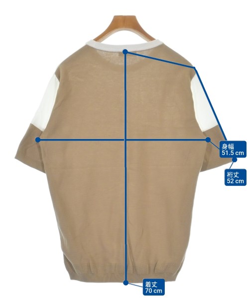 TOMORROWLAND（トゥモローランド）ニット・セーター 白 サイズ:M メンズ/2200616823071