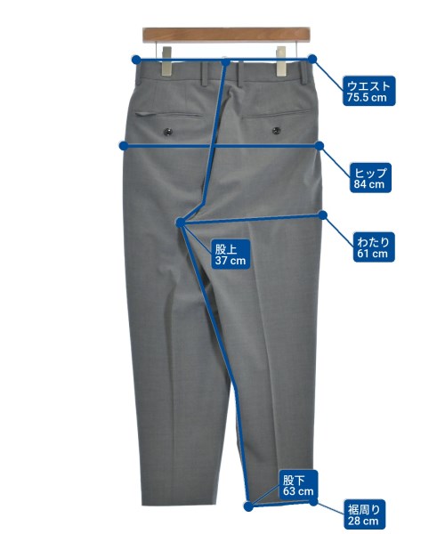 TOMORROWLAND（トゥモローランド）スラックス グレー サイズ:XS メンズ/2200603384066