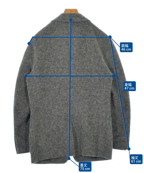 TOMORROWLAND（トゥモローランド）カジュアルジャケット グレー サイズ:48(M位) メンズ/2200615638126