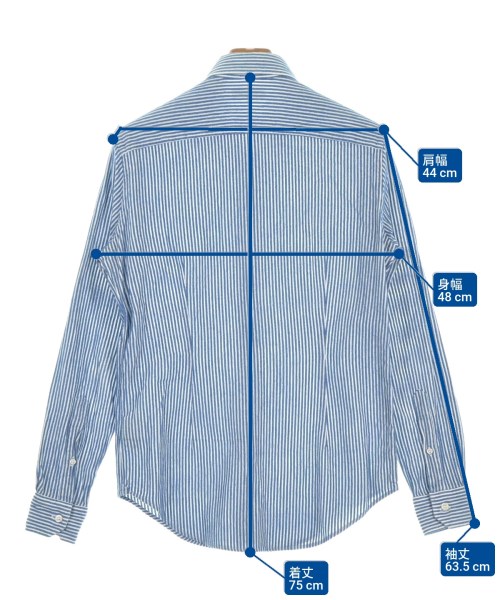 TOMORROWLAND（トゥモローランド）カジュアルシャツ 青 サイズ:S メンズ/2200615638157