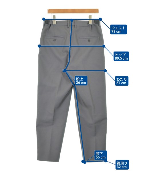 TOMORROWLAND（トゥモローランド）スラックス グレー サイズ:S メンズ/2200630659038