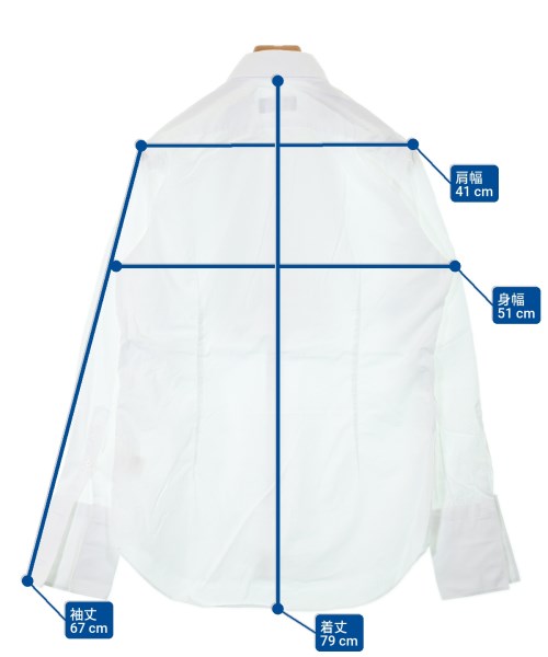 TOMORROWLAND（トゥモローランド）カジュアルシャツ 白 サイズ:40(L位) メンズ/2200617130253