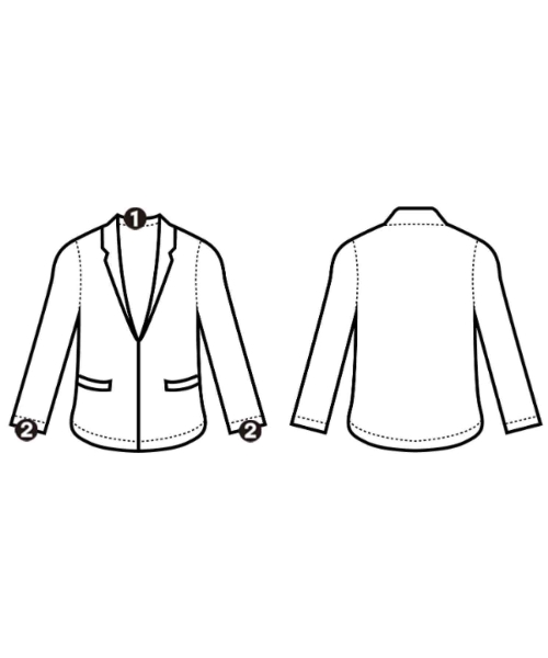 TOMORROWLAND（トゥモローランド）テーラードジャケット 紺 サイズ:44(XS位) メンズ/2200618950010