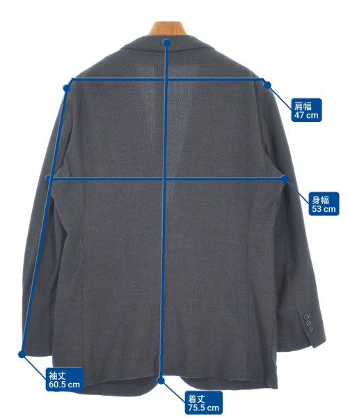 TOMORROWLAND（トゥモローランド）カジュアルジャケット グレー サイズ:50(L位) メンズ/2200619152048