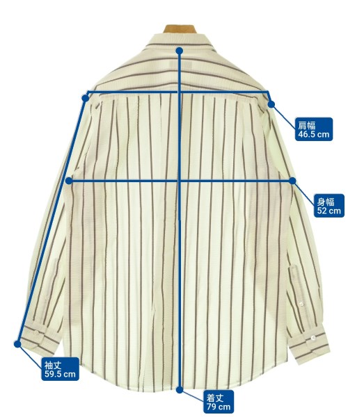 TOMORROWLAND（トゥモローランド）カジュアルシャツ 白 サイズ:L メンズ/2200619152079