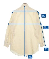 TOMORROWLAND（トゥモローランド）カジュアルシャツ 黄 サイズ:42(XL位) メンズ/2200619152109