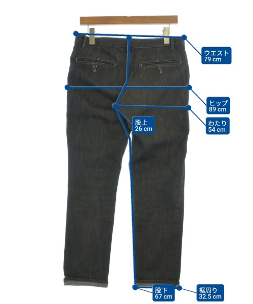 TOMORROWLAND（トゥモローランド）デニムパンツ 黒 サイズ:46(S位) メンズ/2200671316013